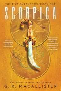 Cover for Scorpica by G.R. Macallister