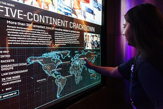 The Global Network Touch Wall at the Mob Museum