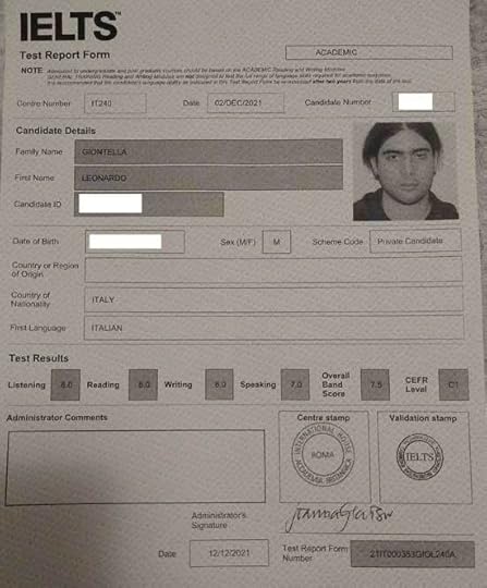 Best IELTS test result January 2022