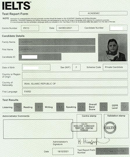 Best IELTS test result January 2022