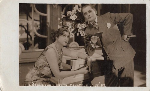 Lilija Štengele and Karlis Pabriks in the stage play Mana masa un es