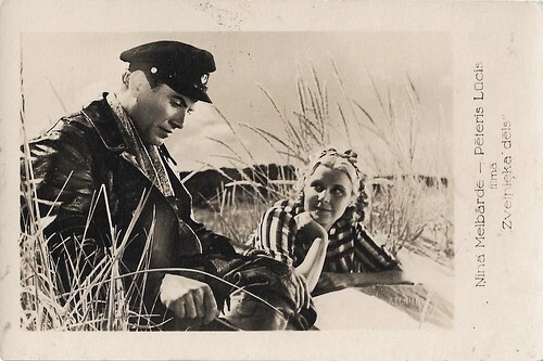 Peteris Lucis and Nina Melbarde in Zvejnieka dels