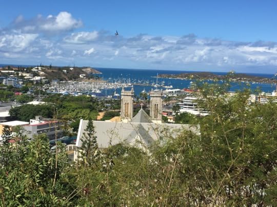 A hill vantage point of Noumea, the capital of New Caledonia