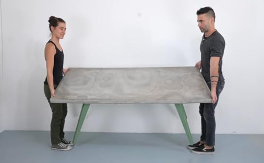 How To Make A Concrete Table That Doesn’t Weigh A Ton