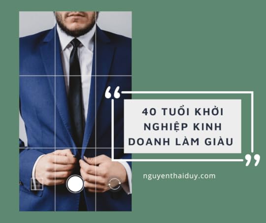 40 tuổi khởi nghiệp kinh doanh