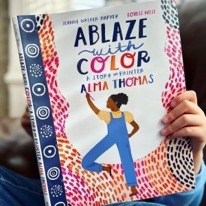 https://thebabybookworm.com/2022/02/25/ablaze-with-color-a-story-of-painter-alma-thomas-jeanne-walker-harvey/