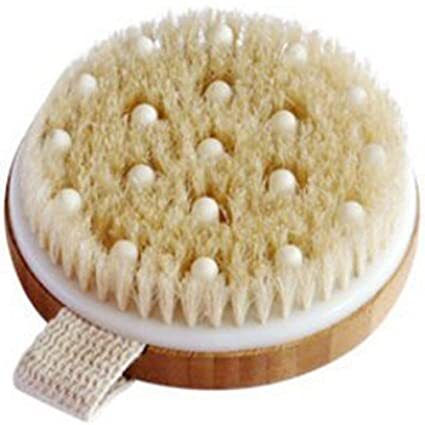 Boar Hair Exfoliating Brush-Dry Brush- Improved Circulation