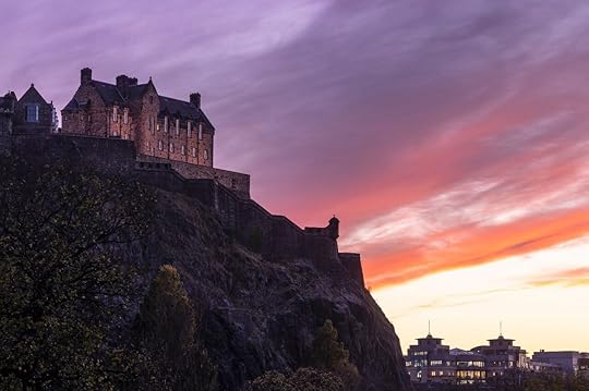 Edinburgh Castle seen from West Princes Street Gardens
