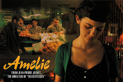 Audrey Tautou, Mathieu Kassovitz, Jamel Debbouze, and Urbain Cancelier in Amélie (2001)