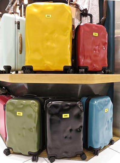Pre-dinged suitcases for sale in Japan