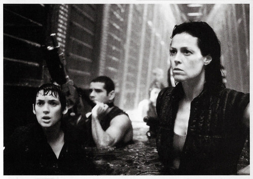 Winona Ryder and Sigourney Weaver in Alien Resurrection (1997)