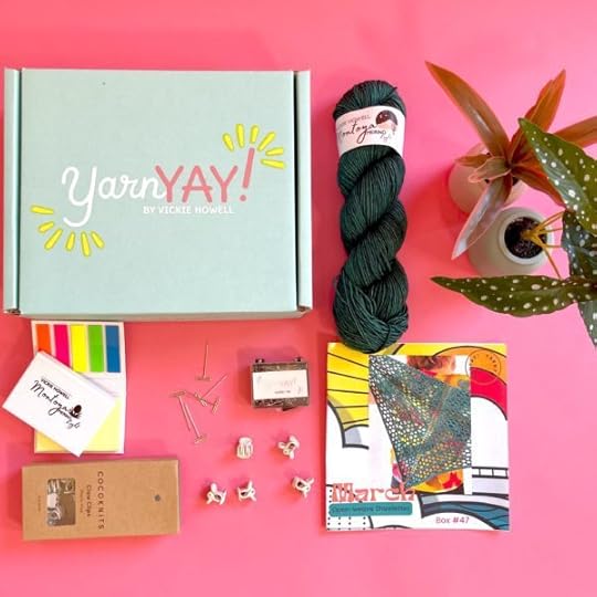 YarnYAY! March Box featuring Vickie Howell Montoya Merino Light and Cocoknits Claw Clips