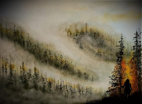 Painting by John Ostrem inspired by Canopy