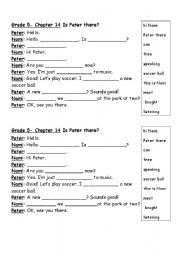 english worksheets korean public school grade 5 chapter 14
