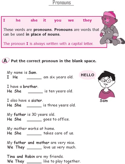 grade 1 grammar lesson 11 pronouns good grammar