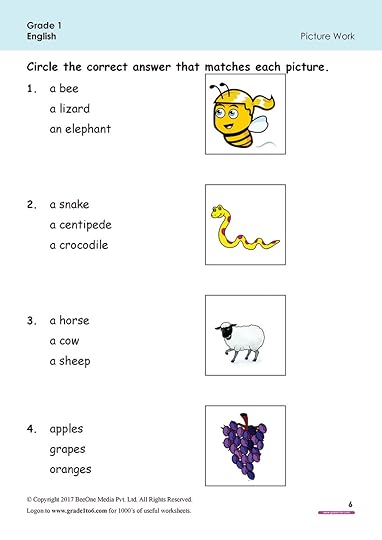 free english worksheets for grade 1class 1ib cbseicse