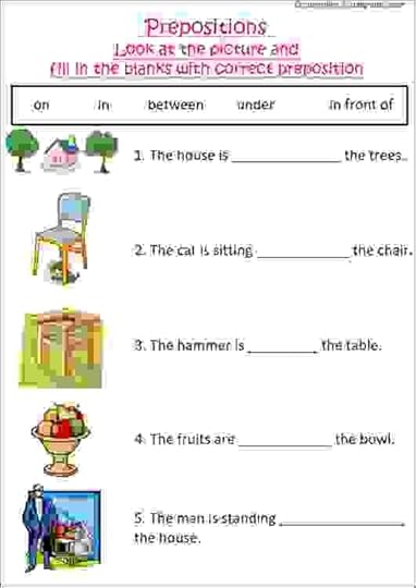 pin on prepositions
