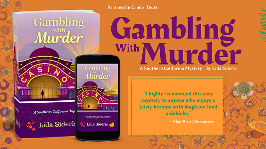 Gambling with Murder by Lida Sideris - Partners in Crime Tour Banner