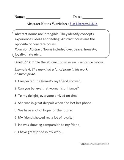 13 abstract nouns ideas abstract nouns nouns concrete and abstract nouns