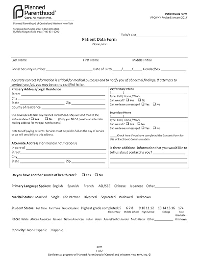planned parenthood printable forms fill online printable fillable blank pdffiller