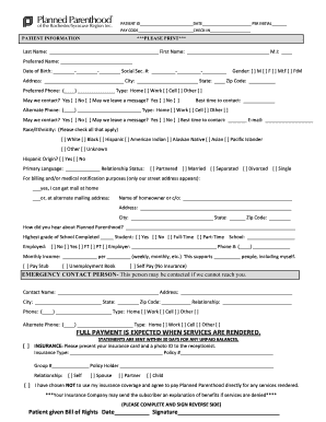 proof of pregnancy form planned parenthood fill out and sign printable pdf template signnow