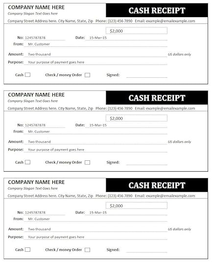 cash receipt template receipt template invoice template free receipt template