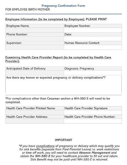 free pregnancy verification forms word everything to know