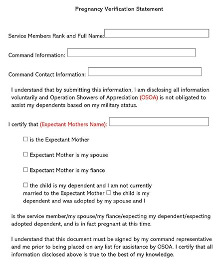 free pregnancy verification forms word everything to know