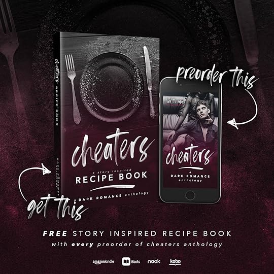 preorder the Cheaters anthology and claim your free copy of the Cheater’s recipe book