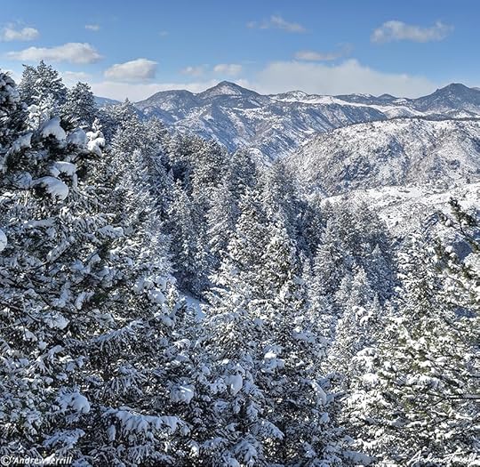 Centennial Cone and Clear Creek Canyon in winter