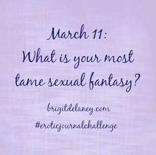 Erotic Journal Challenge 03.11.022 What is your most tame sexual fantasy?