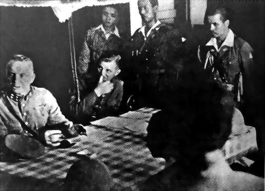 Hein ter Poorten surrendering to the Japanese, Kalidjati, Java, Dutch East Indies, 8 Mar 1942 (public domain via WW2 Database)