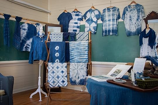 Daufuskie Blues shop selling hand dyed items