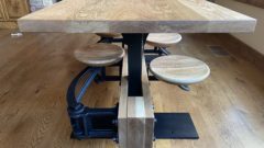 end view How to Build the Best Alternative to a Traditional Dining Table