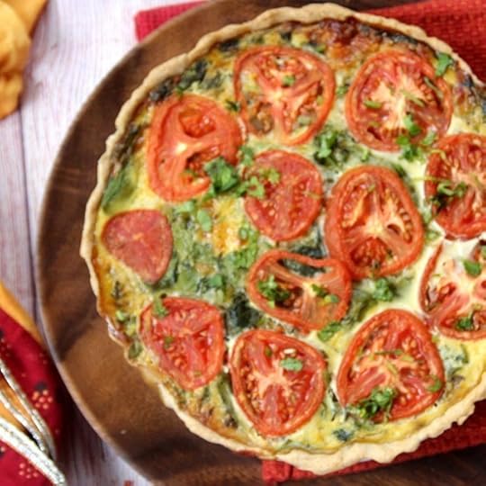Ricotta, Spinach and Tomato Tart
