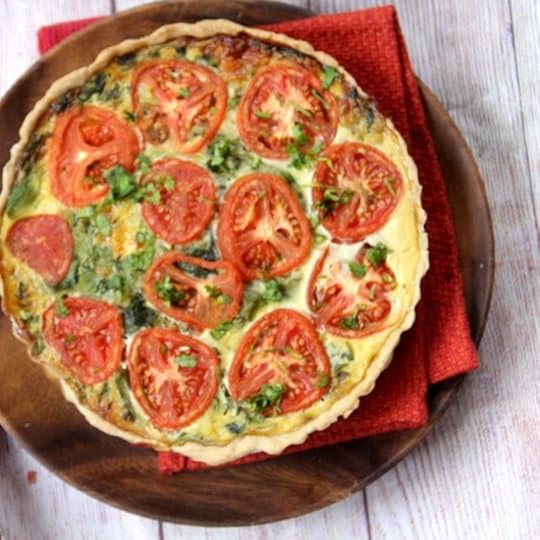 Ricotta, Spinach and Tomato Tart