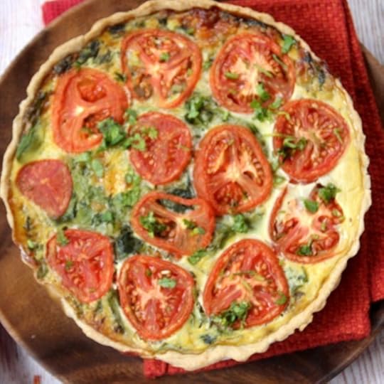 Ricotta, Spinach and Tomato Tart