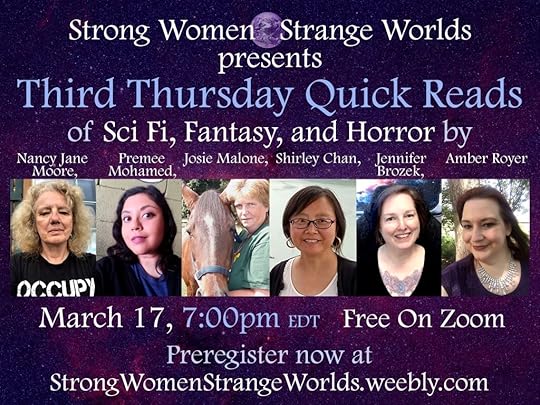 Strong Women - Strange Worlds Virtual; Readings for 03/17/22