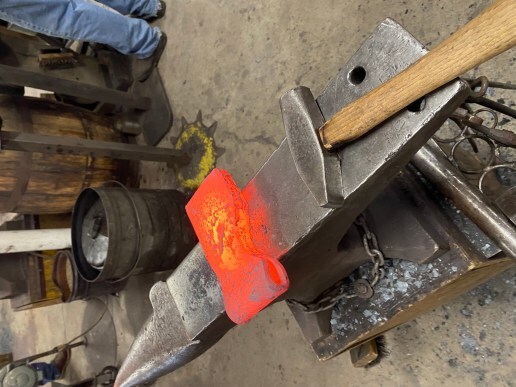 Axe billet ready forge welding
