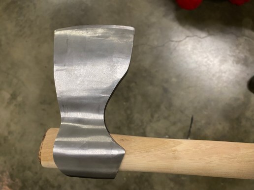 Throwing axe complete