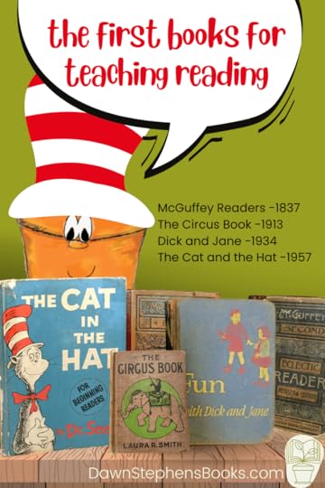 historical books that taught reading including Dr. Seuss cat in the Hat lyrics
