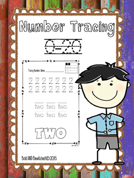 tracing numbers by bold and bewitched teachers pay teachers