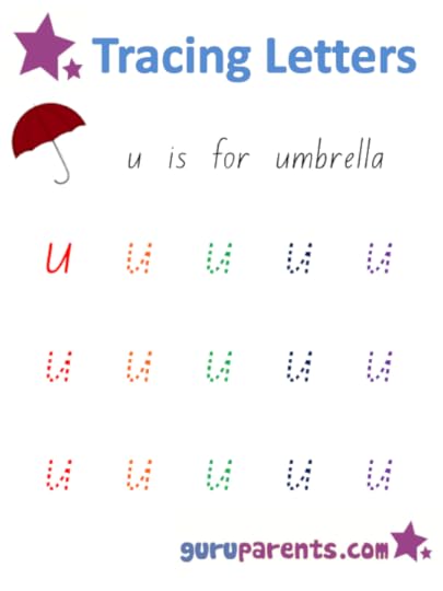 letter u worksheets guruparents