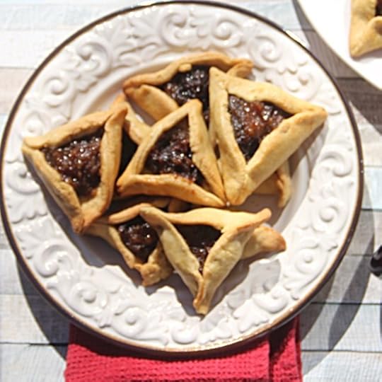 Hamantaschen with a Prune Almond Filling