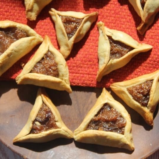 Hamantaschen with a Prune Almond Filling