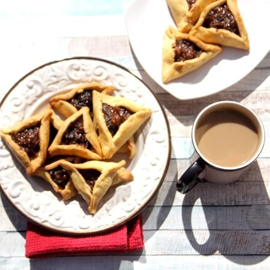 Hamantaschen with a Prune Almond Filling