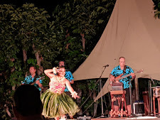 Hula dancing at the Loa Luau