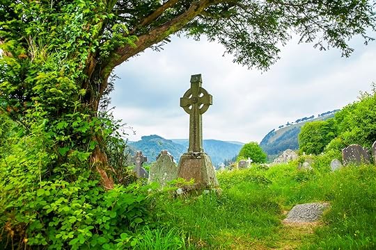 Celtic cross in Ireland, one of the six Celtic nations in the world
