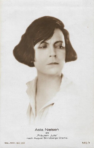 Asta Nielsen in Fräulein Julie (1922)