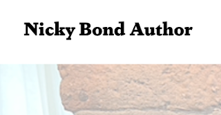 A screen shot of the title of a website, called Nicky Bond Author.